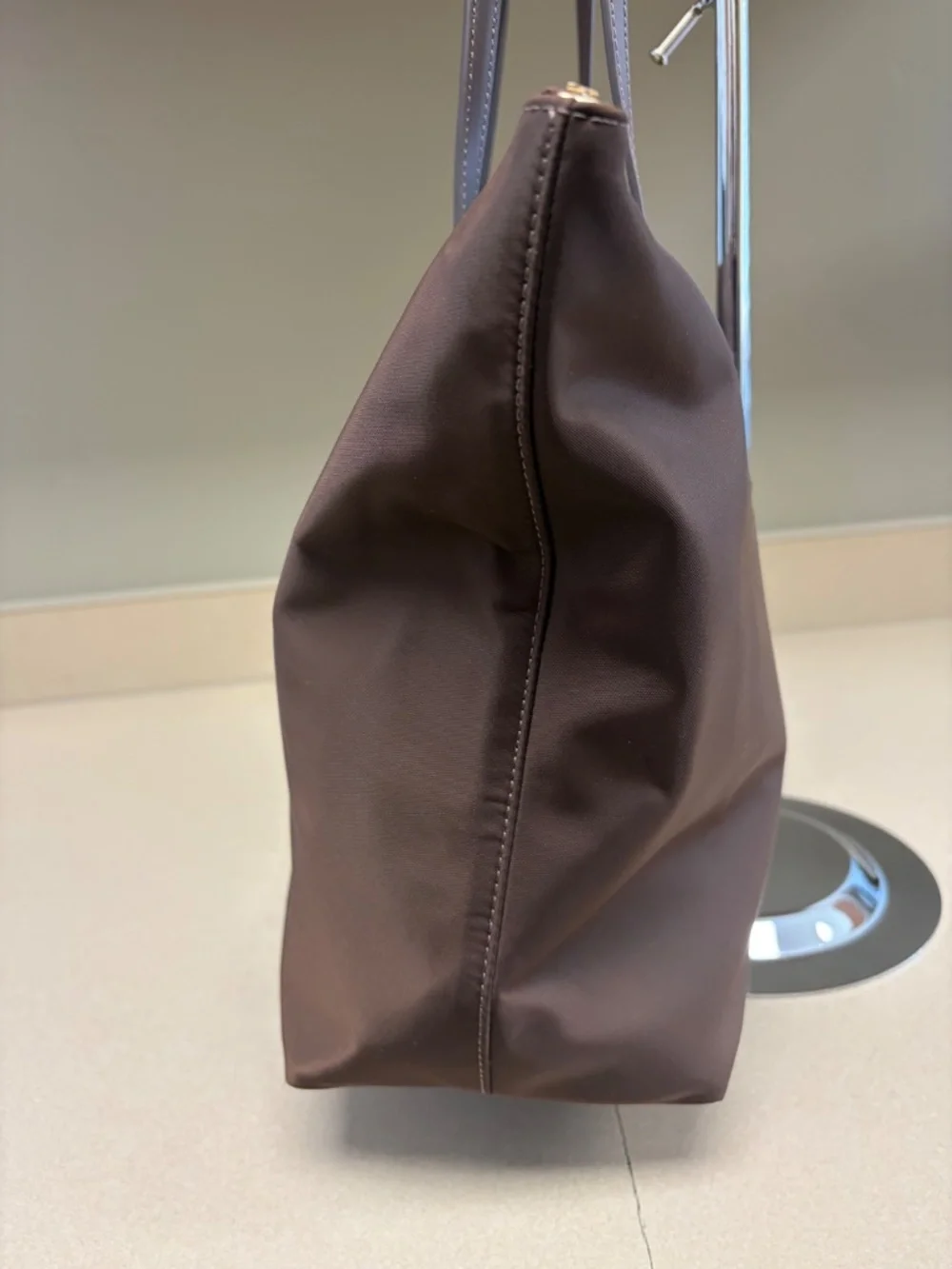 Kate Spade Kitt Brown Nylon Tote Shoulder Bag